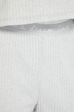 Conjunto pijama canal&eacute; gris