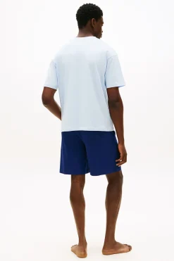 Conjunto pijama corto liso