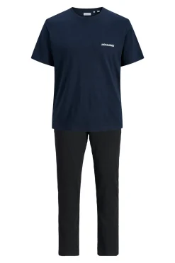 Conjunto pijama largo manga corta