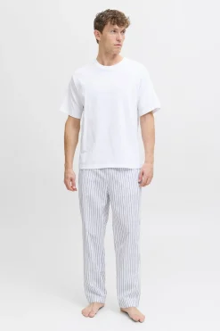 Conjunto pijama pantal&oacute;n largo rayas