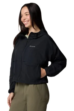 Cortavientos corto con capucha