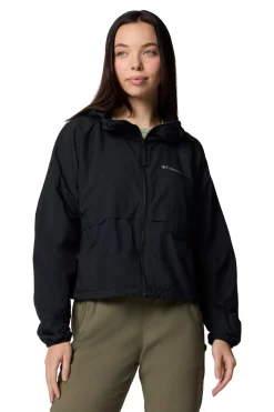 Cortavientos corto con capucha