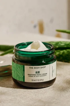 Crema De Noche Calmante De Aloe