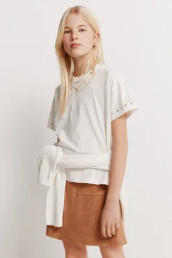 Falda ante ni&ntilde;a