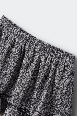 Falda cebra ni&ntilde;a