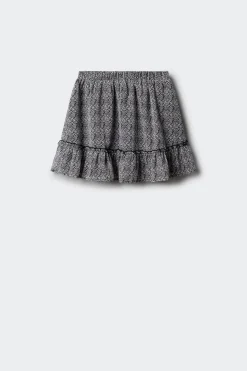 Falda cebra ni&ntilde;a