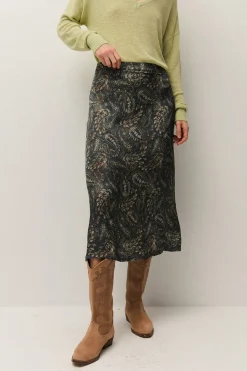 Falda con un estampado pashley