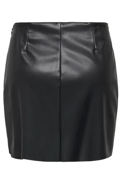 Falda corta polipiel