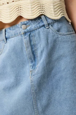 Falda corta vaquera