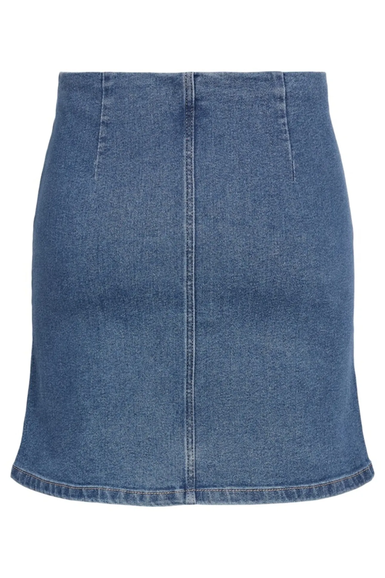 Falda corta vaquera con abertura lateral