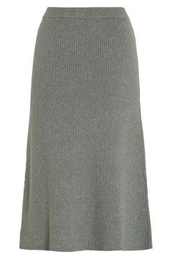 Falda de punto canal&eacute; midi