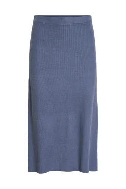 Falda de punto canal&eacute; midi