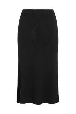 Falda de punto canal&eacute; midi
