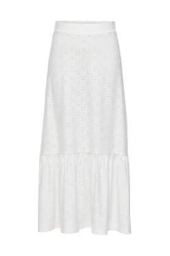 Falda larga bordada