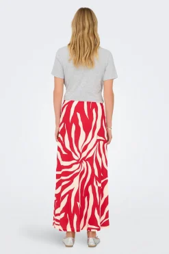 Falda larga estampado floral