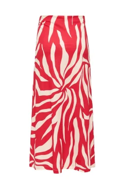 Falda larga estampado floral