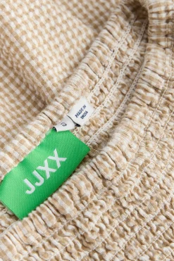 Falda larga seersucker