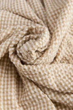 Falda larga seersucker