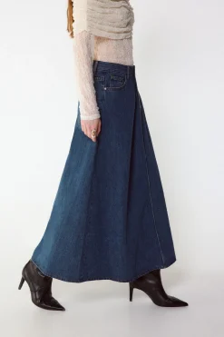 Falda Larga Vaquera