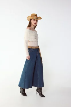Falda Larga Vaquera