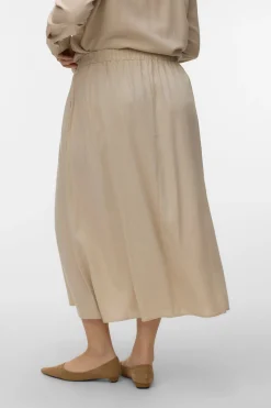 Falda lino 7/8 talla grande