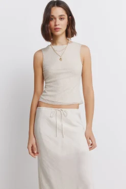 Falda midi corte sirena