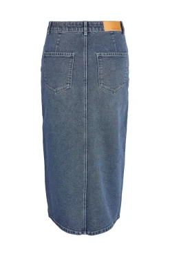 Falda midi denim