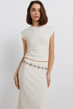 Falda midi estructura