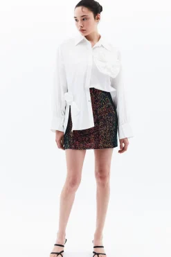 Falda mini de lentejuelas