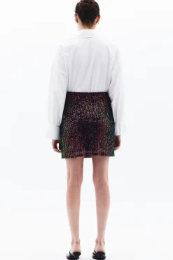 Falda mini de lentejuelas