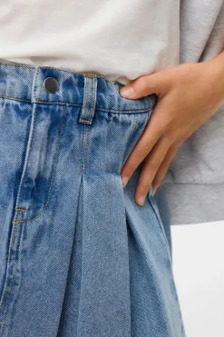 Falda vaquera tablas