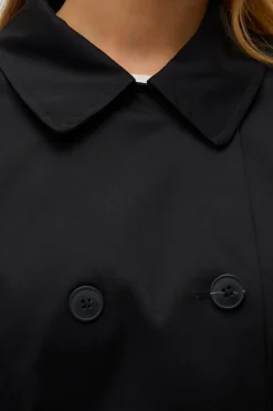 Gabardina 3/4 con cintur&oacute;n mujer