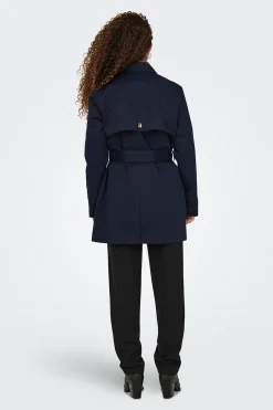 Gabardina botones cintur&oacute;n