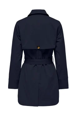 Gabardina botones cintur&oacute;n