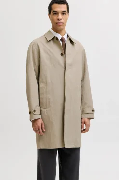 Gabardina cl&aacute;sica larga