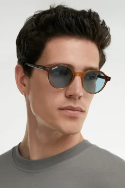 Gafas de sol redondas degradadas