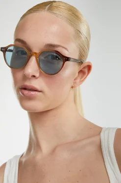 Gafas de sol redondas degradadas