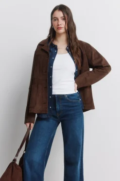 Jeans anchos tiro alto