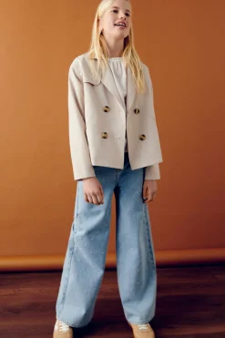 Jeans Culotte bordados ni&ntilde;a