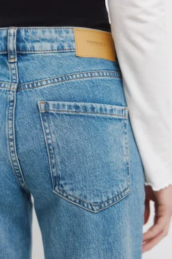 Jeans de talle medio