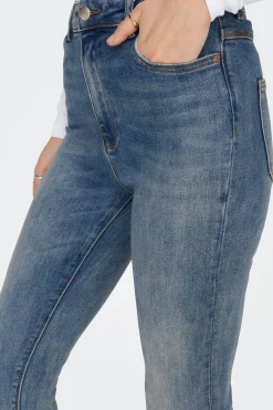 Jeans Flare Tiro Alto