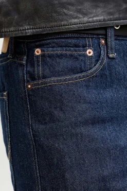 Jeans flare tiro alto algod&oacute;n