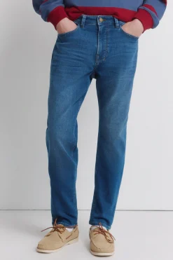 Jeans lavado medio slim fit