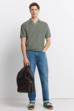 Jeans lavado medio slim fit