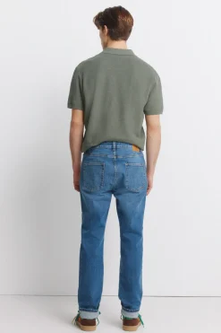 Jeans lavado medio slim fit