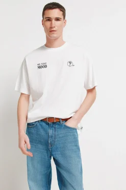 Jeans lavado medio straight fit