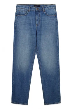 Jeans lavado medio straight fit