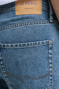 Jeans loose tiro medio vaquero