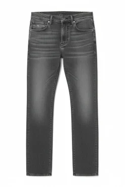 Jeans negro lavado slim fit