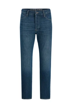 Jeans relaxed tiro alto algod&oacute;n